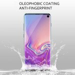 Wholesale Galaxy S10+ (Plus) Full Coverage TPU Flexible Screen Protector - Case Friendly + Working Fingerprint (Clear)